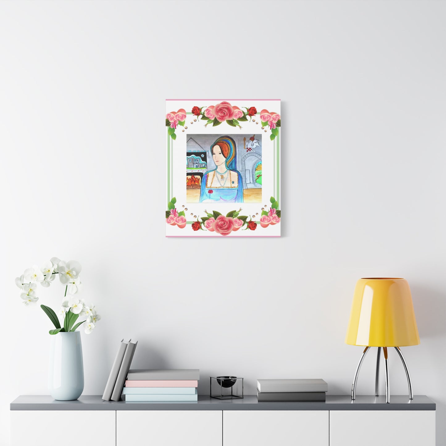 Queen Anne Boleyn Lady Portrait ~ Art Gallery Wrapped Canvas