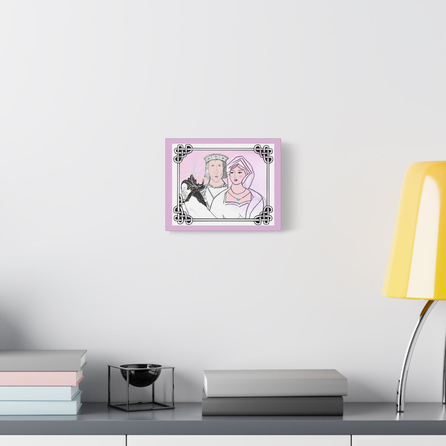 Sir Thomas & Lady Elizabeth Boleyn, Tudor art, Gallery Wrapped Canvas, multiple sizes