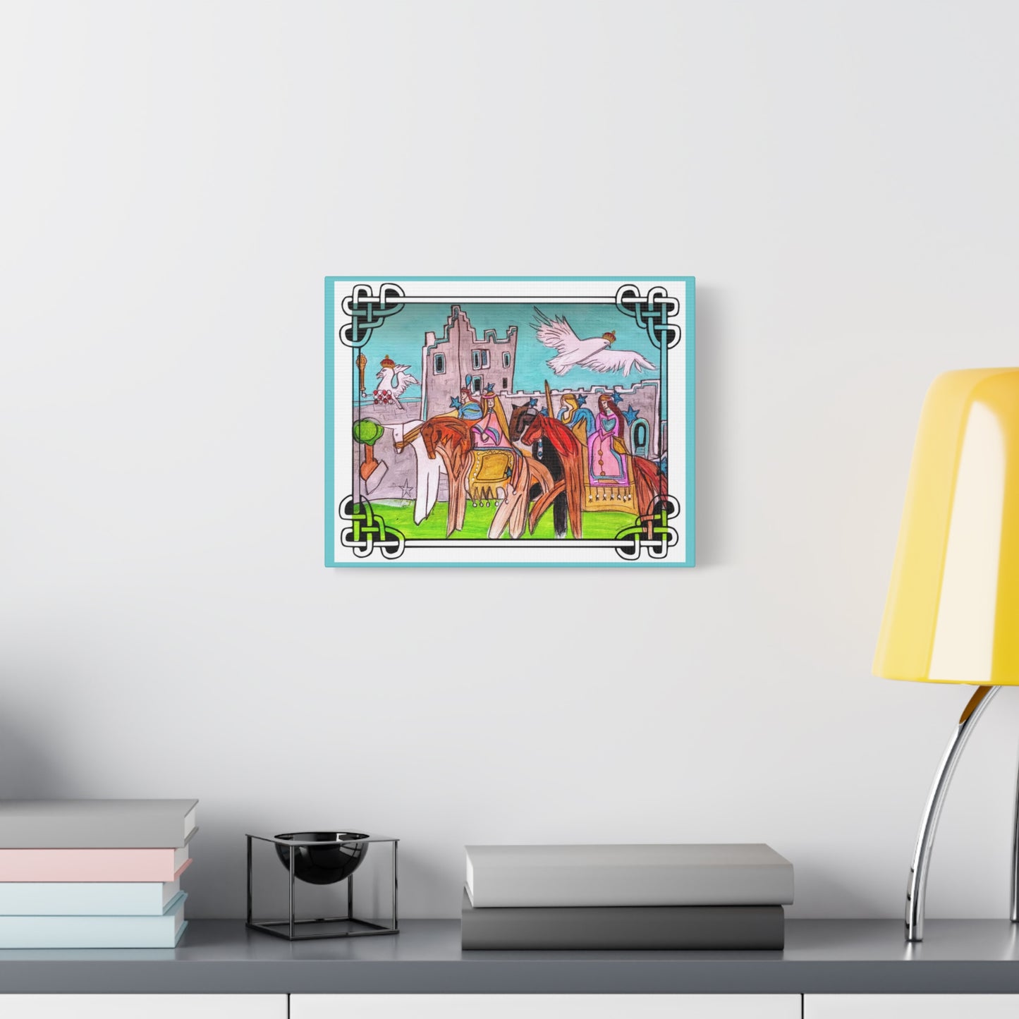 Medieval Knights & Castle Canvas