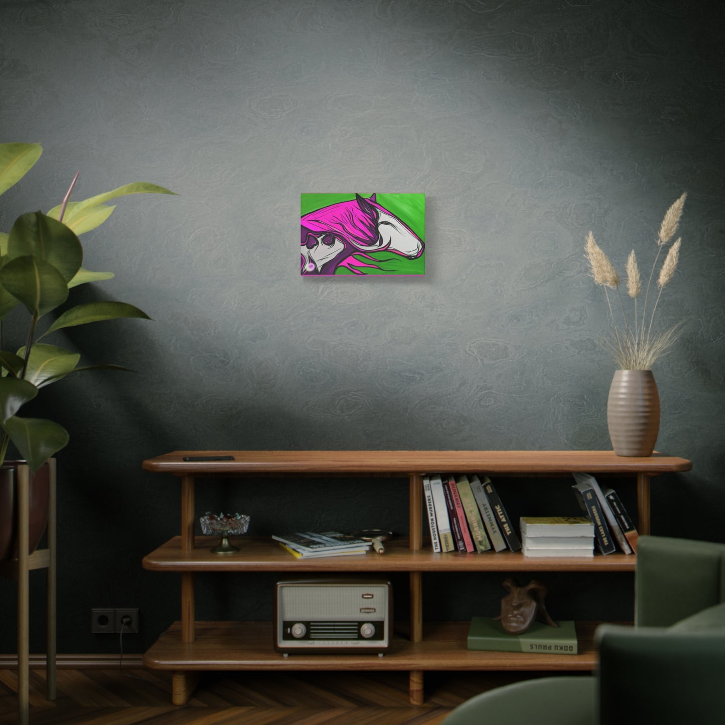 Pink Mane Horse Matte Canvas | Stretched 1.25"