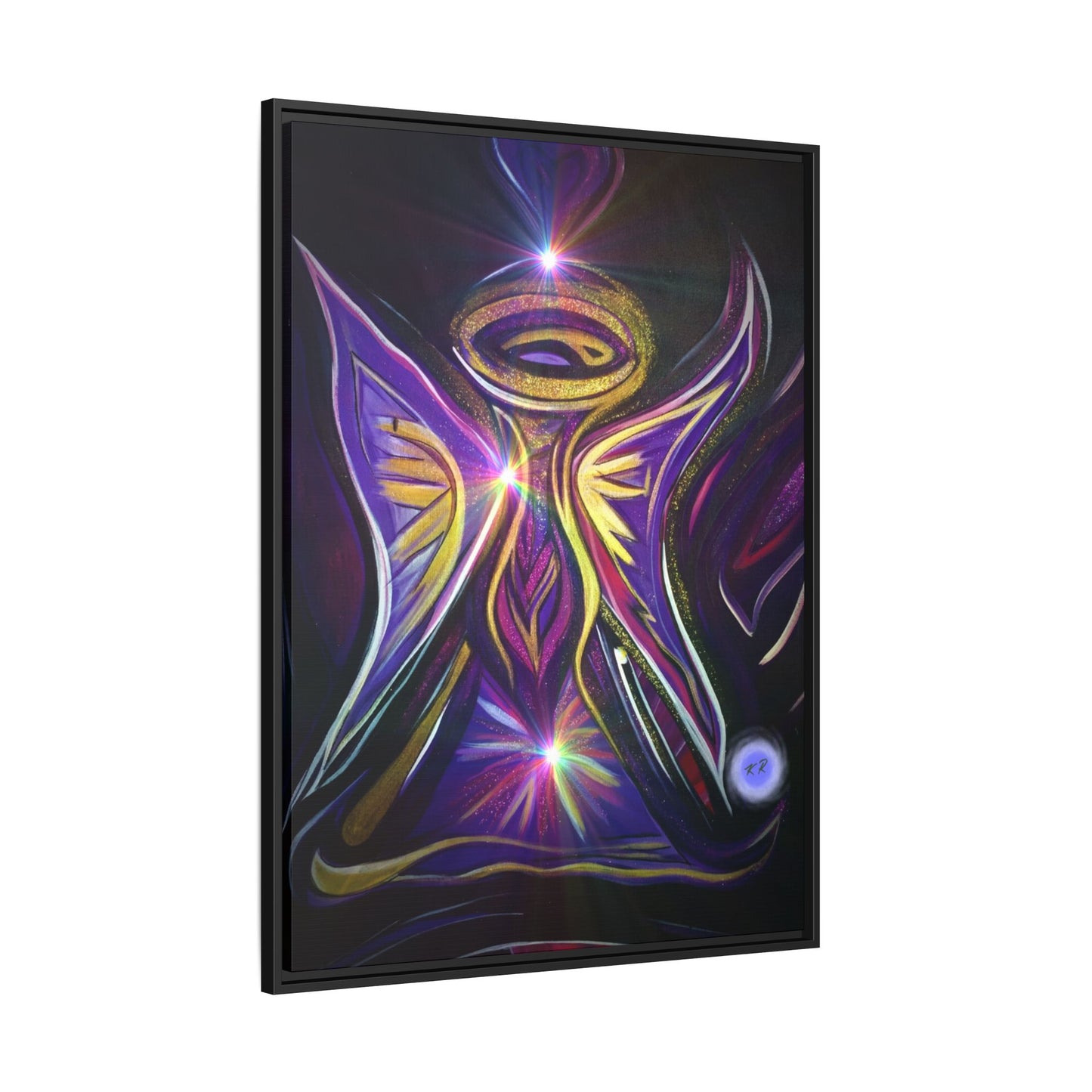 Radiant Angel Matte Canvas Framed | Spiritual Wall Art
