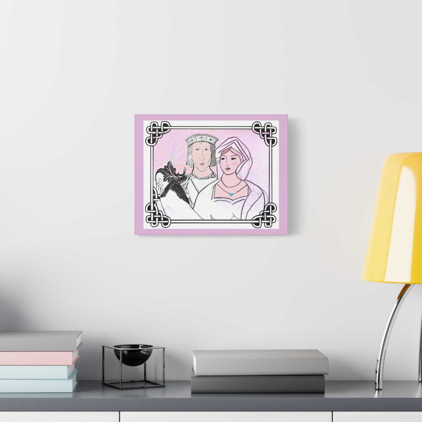 Sir Thomas & Lady Elizabeth Boleyn, Tudor art, Gallery Wrapped Canvas, multiple sizes