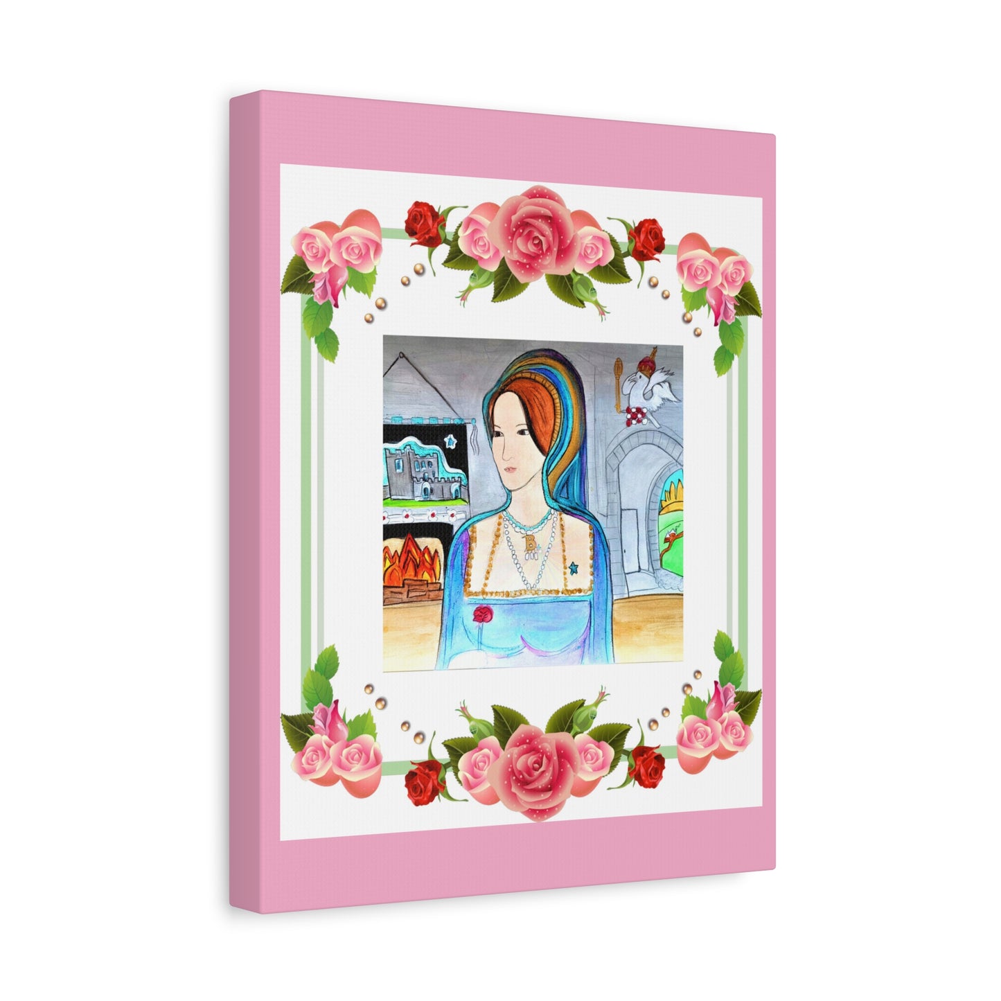Queen Anne Boleyn Lady Portrait ~ Art Gallery Wrapped Canvas