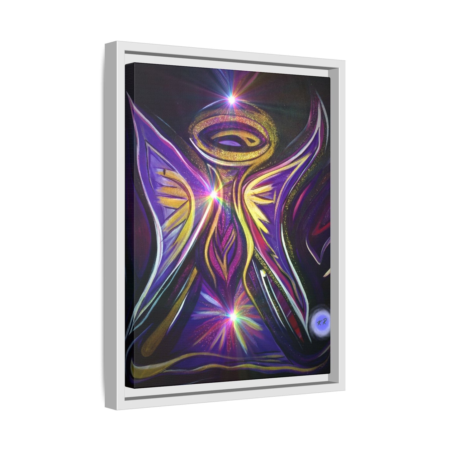 Radiant Angel Matte Canvas Framed | Spiritual Wall Art
