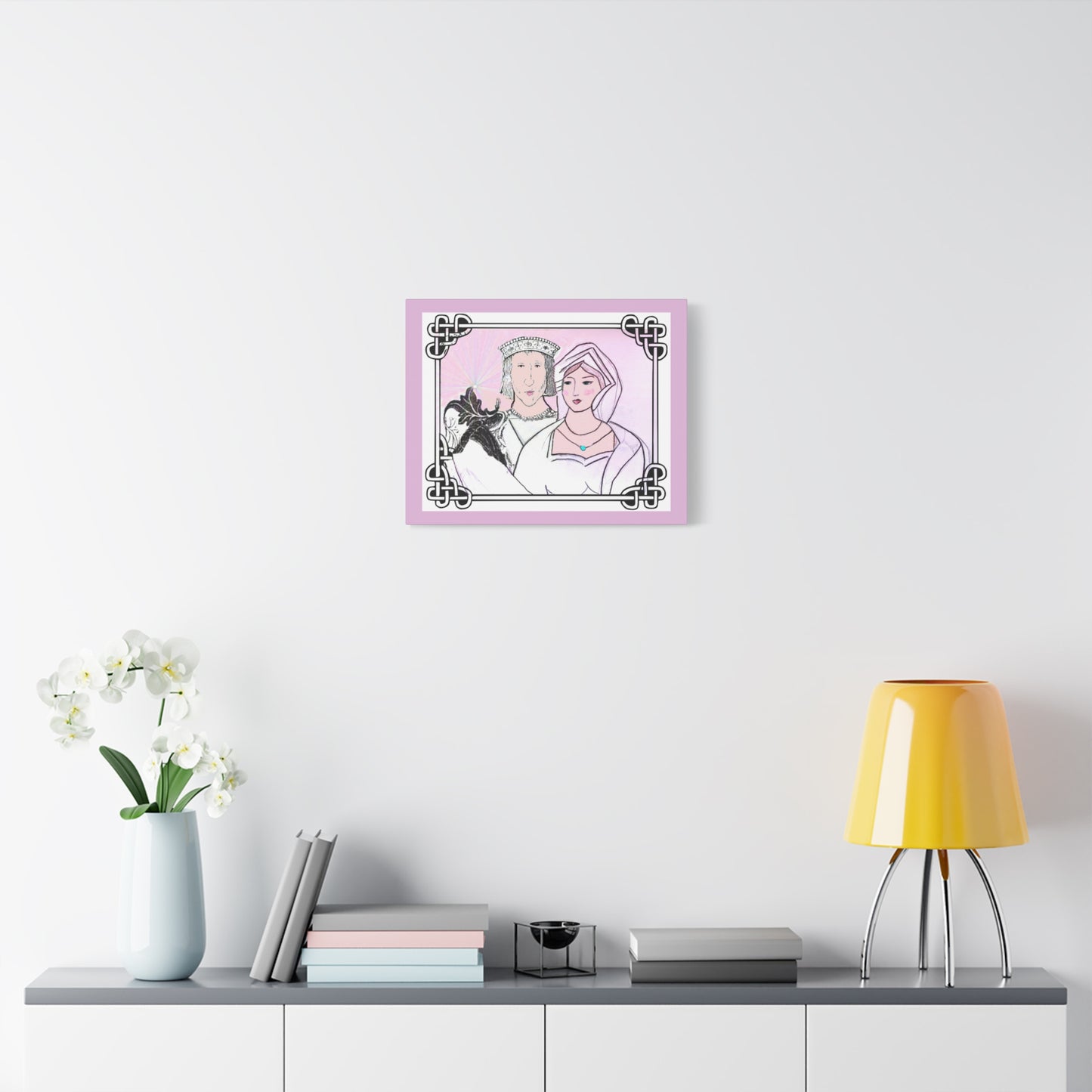 Sir Thomas & Lady Elizabeth Boleyn, Tudor art, Gallery Wrapped Canvas, multiple sizes