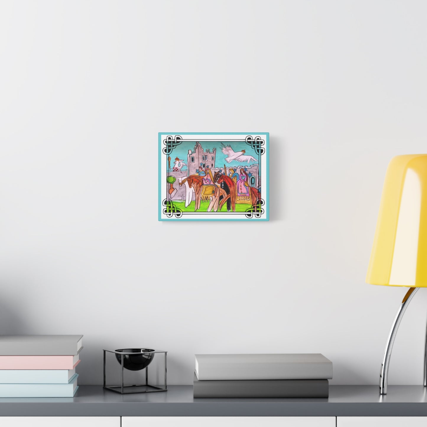 Medieval Knights & Castle Canvas