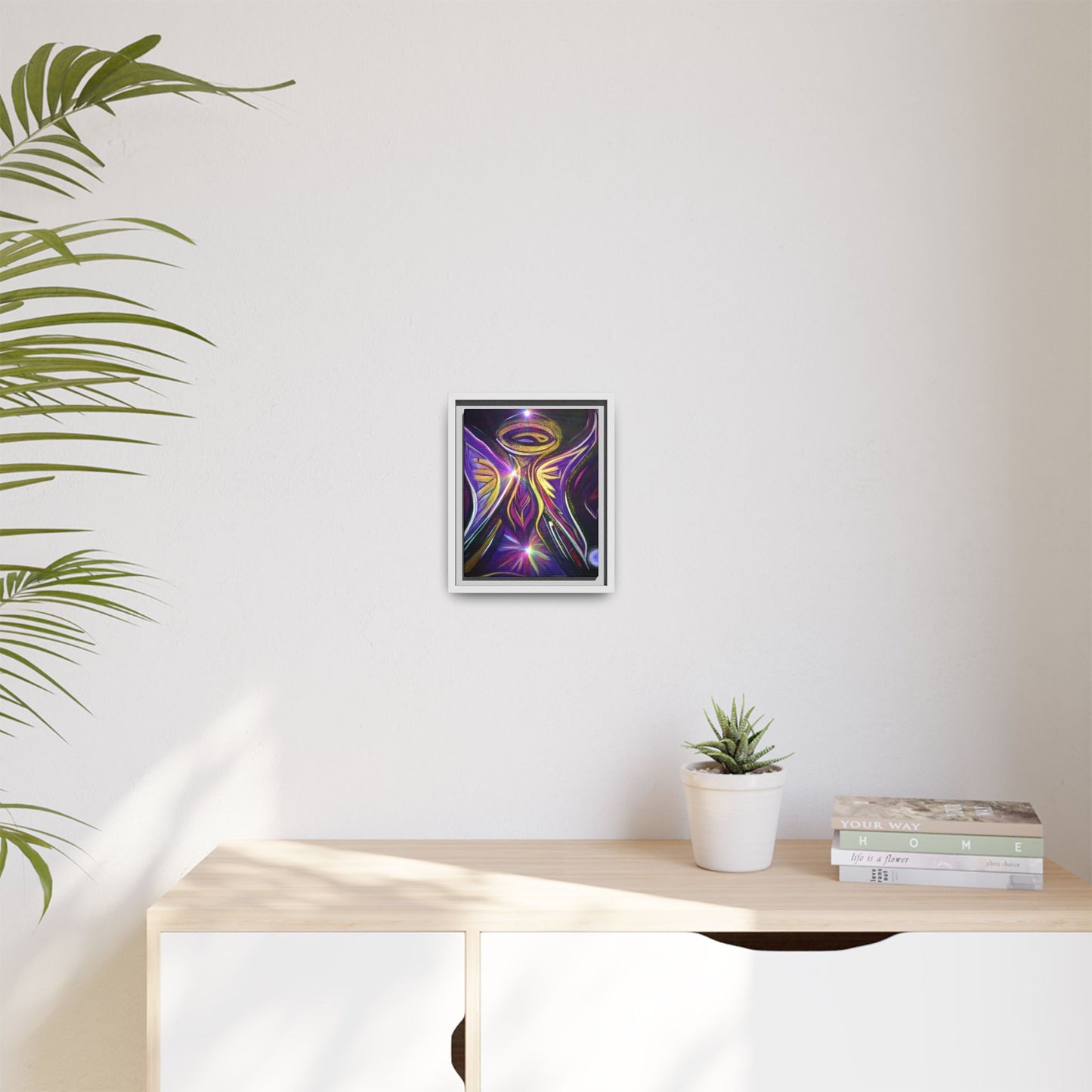 Radiant Angel Matte Canvas Framed | Spiritual Wall Art