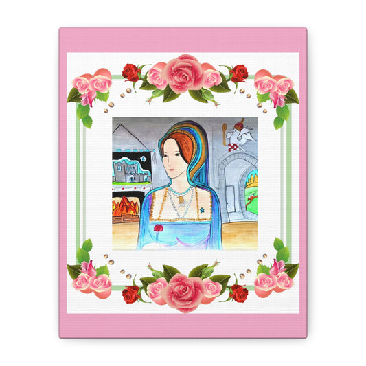 Queen Anne Boleyn Lady Portrait ~ Art Gallery Wrapped Canvas