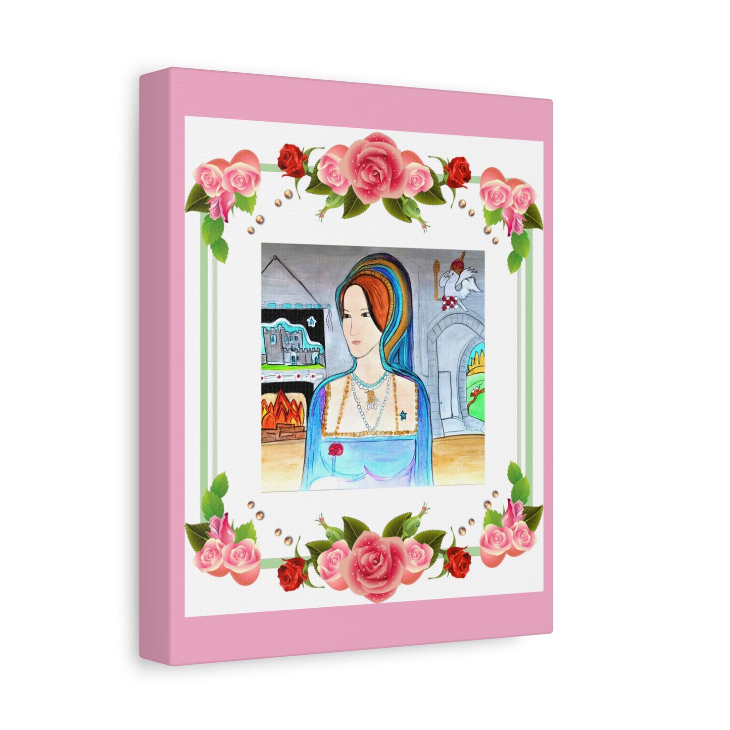 Queen Anne Boleyn Lady Portrait ~ Art Gallery Wrapped Canvas