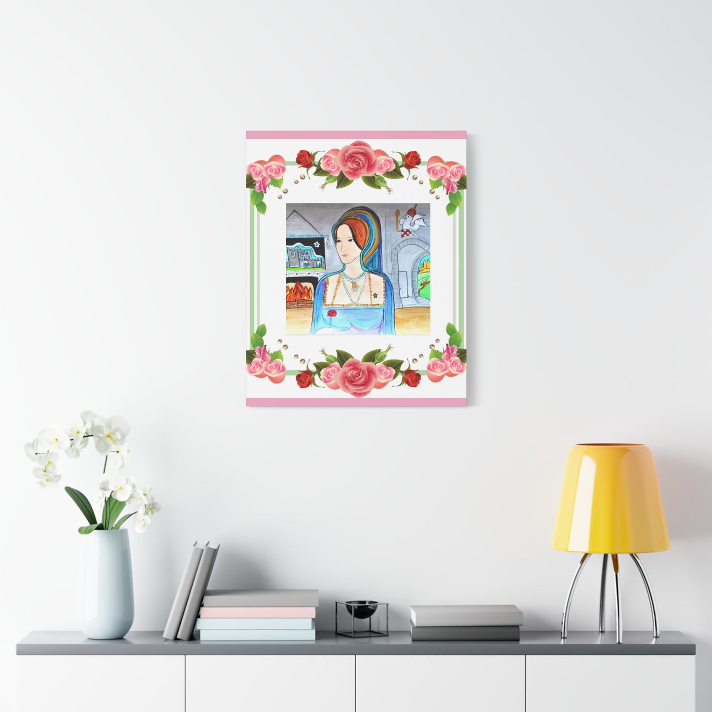 Queen Anne Boleyn Lady Portrait ~ Art Gallery Wrapped Canvas